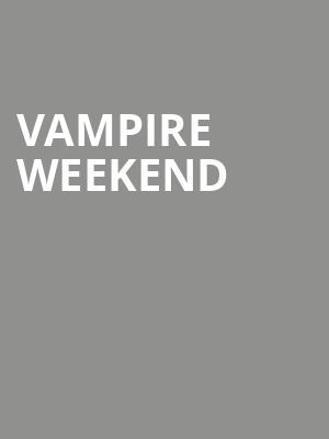 Vampire Weekend, Red Hat Amphitheater, Raleigh