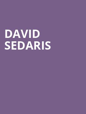 David Sedaris, Raleigh Memorial Auditorium, Raleigh