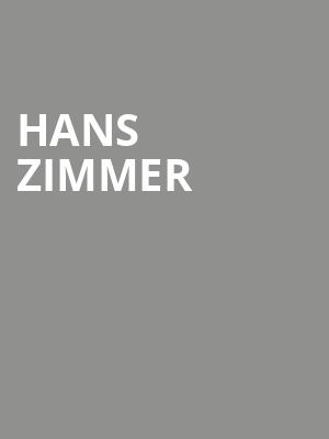 Hans Zimmer, PNC Arena, Raleigh