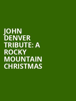 John Denver Tribute A Rocky Mountain Christmas, Raleigh Memorial Auditorium, Raleigh