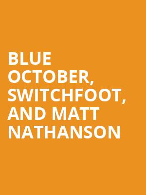 Blue October Switchfoot and Matt Nathanson, Red Hat Amphitheater, Raleigh