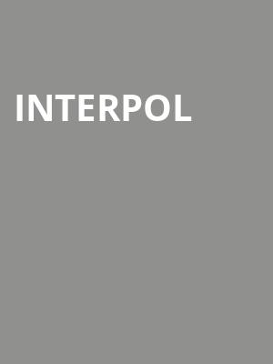 Interpol Poster
