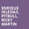 Enrique Iglesias Pitbull Ricky Martin, PNC Arena, Raleigh